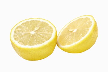 lemon on white