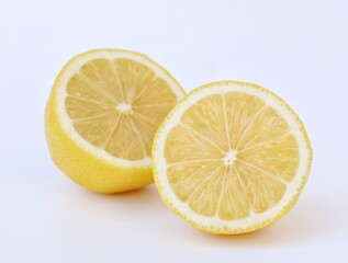 lemon on white