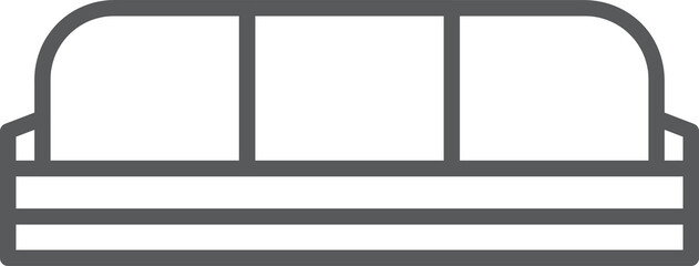interior vector furniture, line icon. Collection black outline logo for mobile apps web or site design.