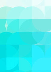 Layers of circular shapes creating a colorful and vibrant design. Digital illustration of circles layout. Futuristic design template.