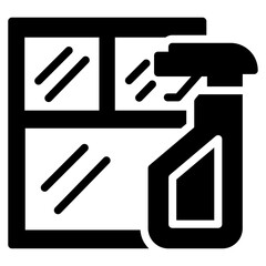 Icon of window cleaning spray 