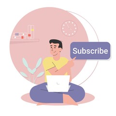 People subscribe