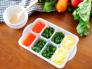 生後7ヶ月頃の赤ちゃんの野菜の離乳食