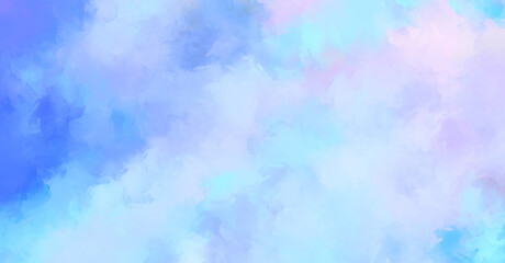 2D illustration of colorful brush strokes. Decorative texture painting. Vibrant paint pattern backdrop.