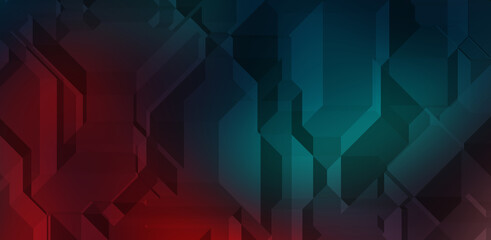 Polygonal background. Colorful wallpaper with geometric design. Digital 3d illustration.