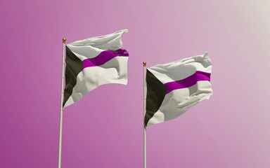Demisexual Pride Flags
