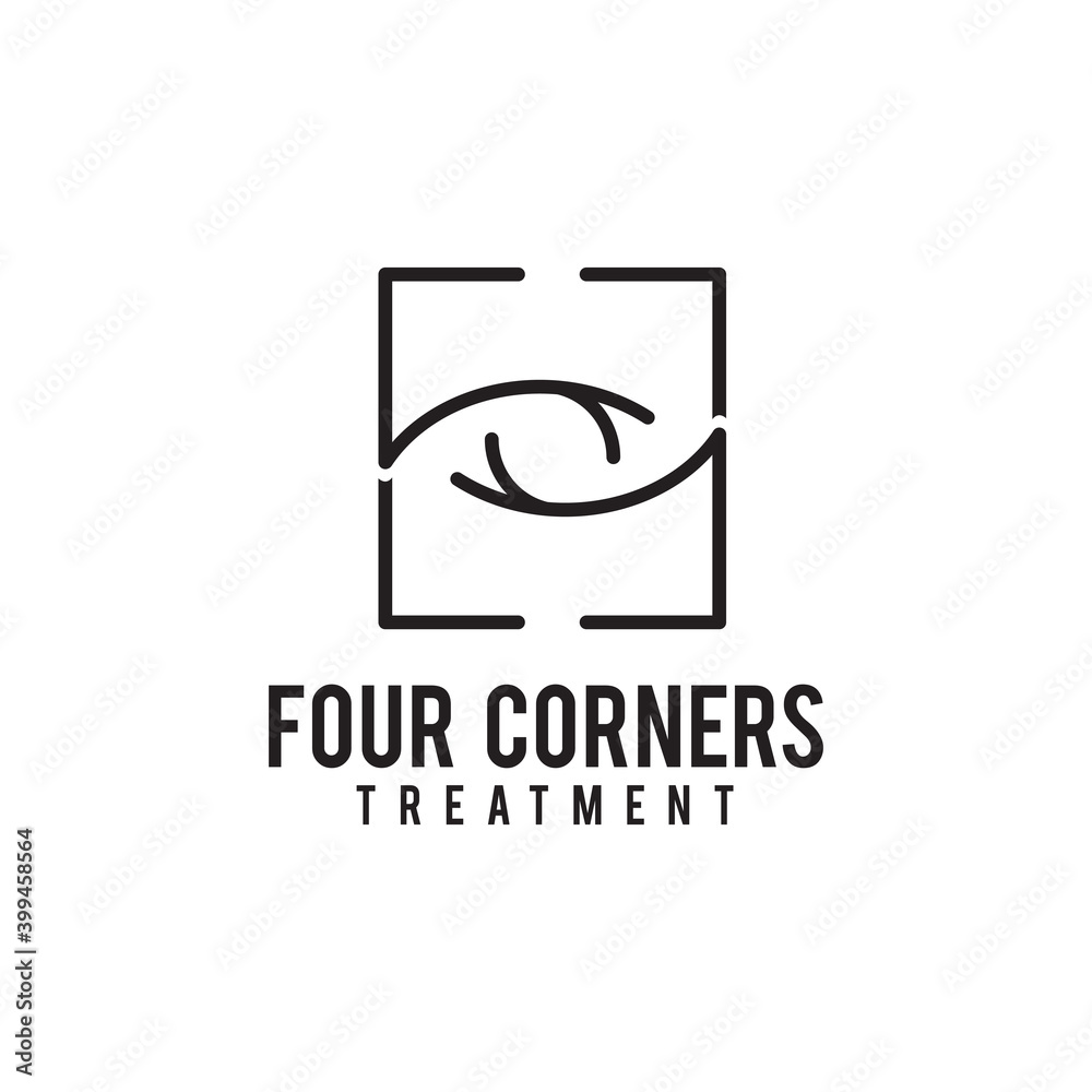 Canvas Prints eye logo design for entertainment and treatment company