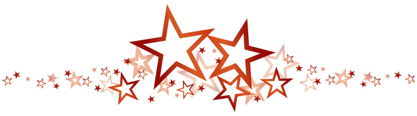 Obraz premium christmas banner with colored stars