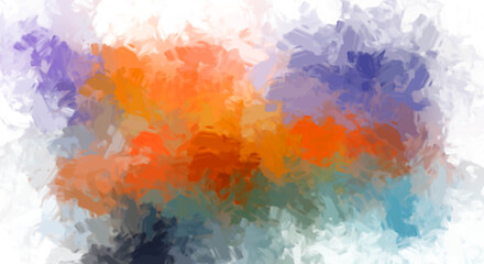 Brushed Painted Abstract Background. Brush stroked painting. Artistic vibrant and colorful wallpaper..