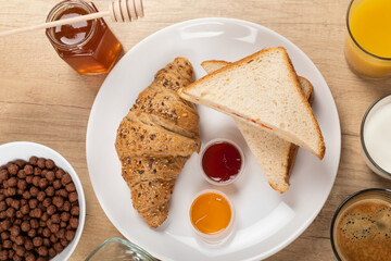 Delicious homemade breakfast