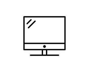 Computer line icon