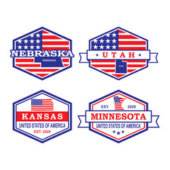 A Set Of America Vector , A Set Of Country Logo