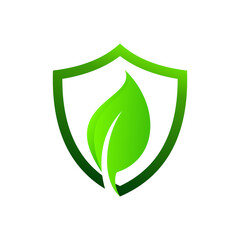 leaf shield icon
