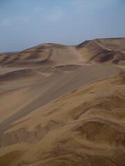 Photograph of a sand dune in the Namib Desert