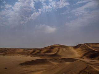 Photograph of a sand dune in the Namib Desert