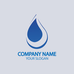 Water drop Logo Template vector
