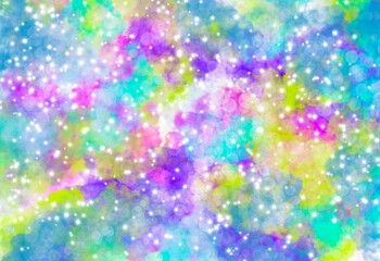 trendy colorful unicorn marble holographic background texture, graphic illustration of liquid swirl pattern background in vivid pastel tone color, modern polygon swirl pattern abstract background