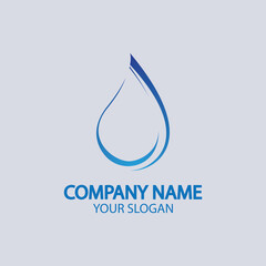 Water drop Logo Template vector