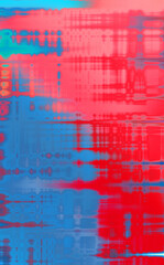 Urban grunge background with geometrical pattern. Linear colorful texture. Futuristic wallpaper of a decaying texture..