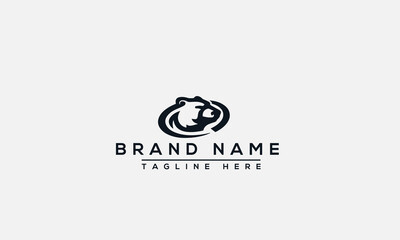 Bear Logo Design Template Vector Graphic Branding Element.