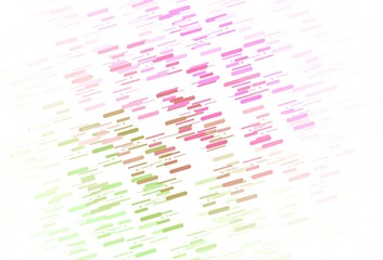 Light Pink, Green vector texture with colorful lines.