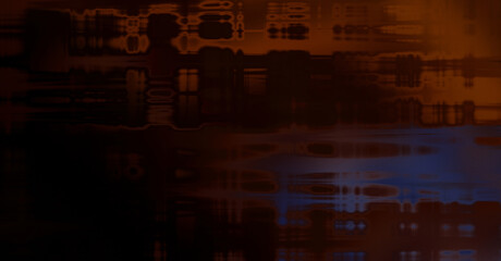 Obraz premium Abstract background. Geometrical elements on aged grunge texture. Graphic illustration with different color patterns.
