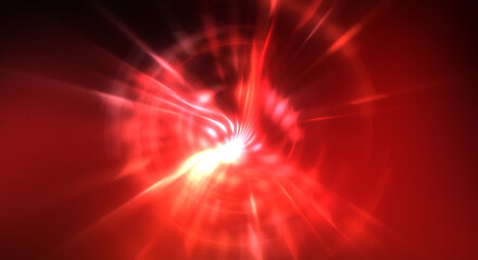 Fototapeta premium Dynamic moving burst of light. Beautiful shinning background of colorful lights. Vibrant energy display of a star with glowing light rays and particles.