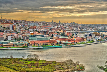 Istanbul, Turkey: The Golden Horn at sunrise