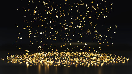 sparkling gold glitter background