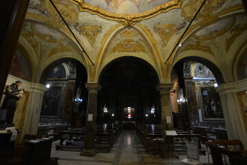 Fototapeta premium Roma Chiesa San Silvestro presepe