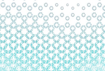 Light blue vector cover with spots.