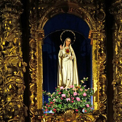 Marienstatue in der Kirche von Astorga
