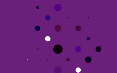 Light Purple, Pink vector template with circles.