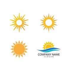 sun illustration logo