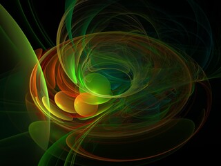 Imaginatory fractal background Image