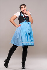 Woman in German popular costume