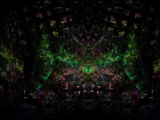 Imaginatory fractal background Image