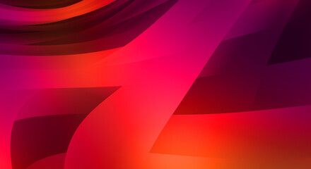 Abstract background with colorful gradient. Vibrant graphic wallpaper with stripes design. Fluid 2D illustration of modern movement.
