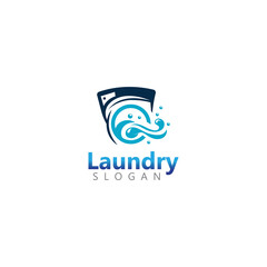 Laundry machine logo. Good for business illustration template design