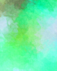 Watercolor painted background. Abstract Illustration wallpaper. Brush stroked painting. 2D Illustration.