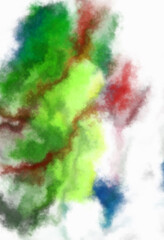 Watercolor painted background. Abstract Illustration wallpaper. Brush stroked painting. 2D Illustration.