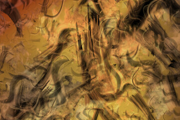 Modern art. Brushed Painted Abstract Background. Brush stroked painting. Strokes of paint. 2D Illustration.´