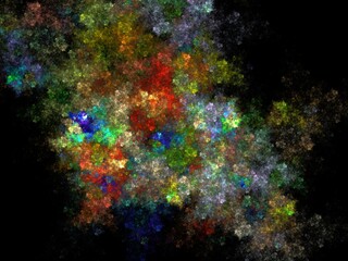 Imaginatory fractal background Image