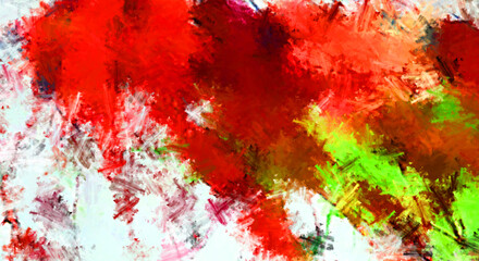 Brushed Painted Abstract Background. Brush stroked painting. Artistic vibrant and colorful wallpaper.