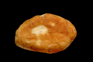 Fried pie in oil. Russian street food.