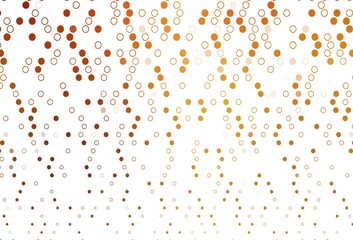 Light Yellow, Orange vector template with circles.