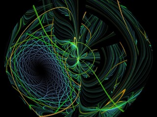 Imaginatory fractal background Image