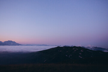 The nature of the Caucasus. Mountain landscapes