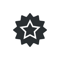 Star sticker icon