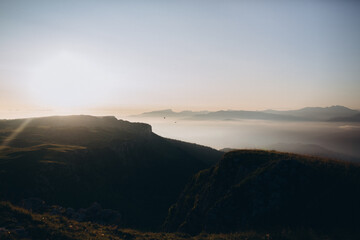 The nature of the Caucasus. Mountain landscapes